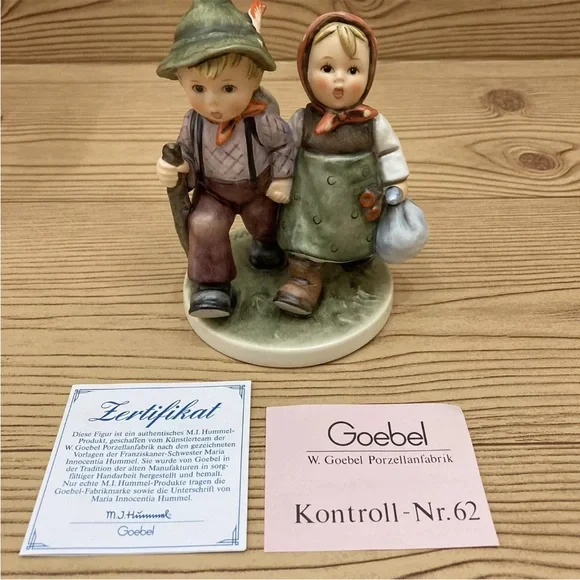 Hummel Goebel Figurine Going Home HUM 383 w/ Original Box & COA *Mint